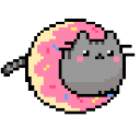 pusheen donut